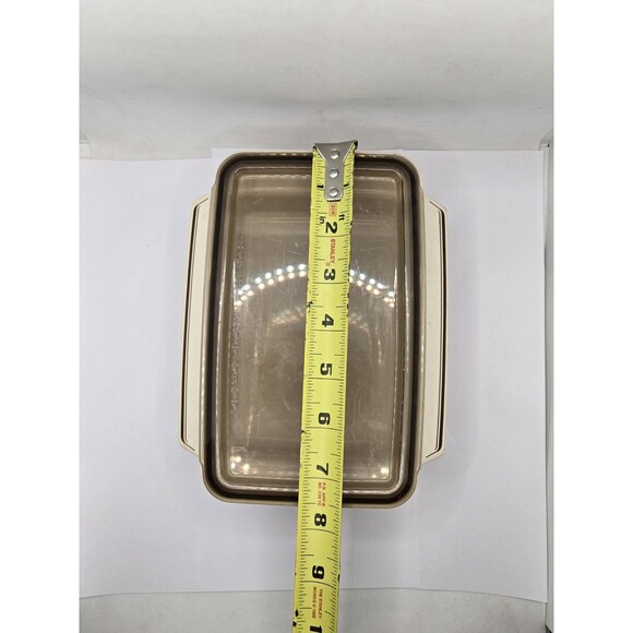 Vintage Litton Ware Conventional Oven Microwave Lidded Cookware 2 set 2 W… - Picture 6 of 13